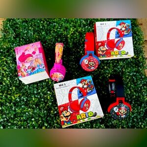 New mario and barbie headphones